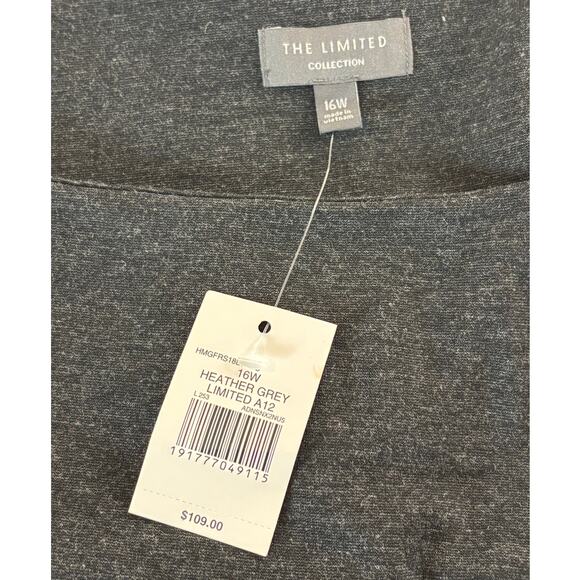 The Limited Collection Dark Gray Short Sleeve A Line Dress Size 16W NWT - Picture 5 of 13